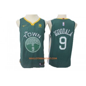 Maillot NBA Golden State Warriors Andre Iguodala 9 Nike 2017-18 Vert Swingman - Homme